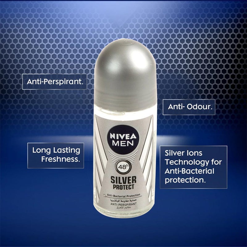 Nivea Men Silver Protect Roll-On 50 mL