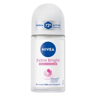 Nivea Extra Bright Radiant & Smooth 72H Active Deodorant Roll On For Women 50ml
