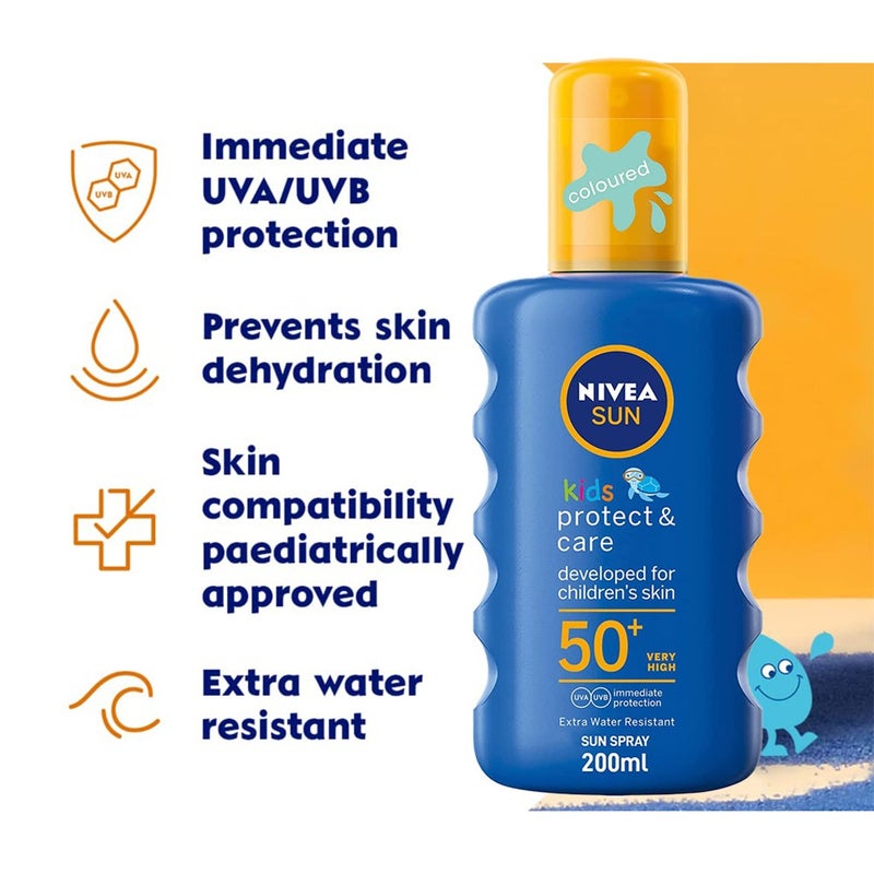 Nivea Sun Kids Protect & Care Spray SPF50+ 200 mL