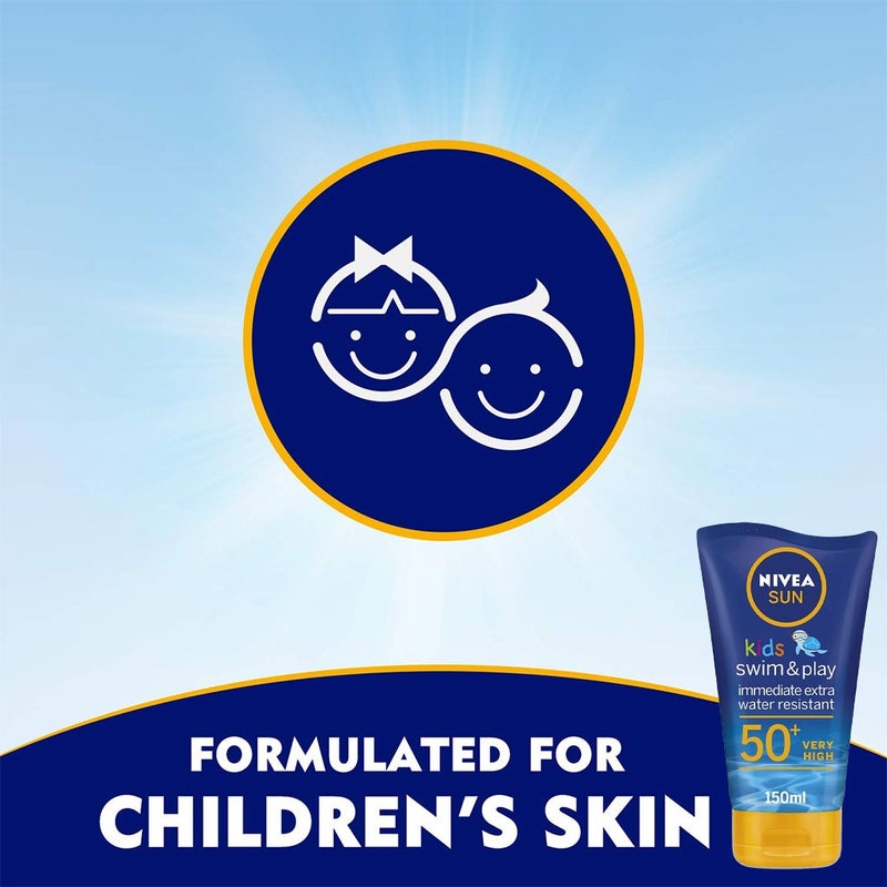 Nivea Sun Kids SPF50+ Swim & Play Lotion 150 mL