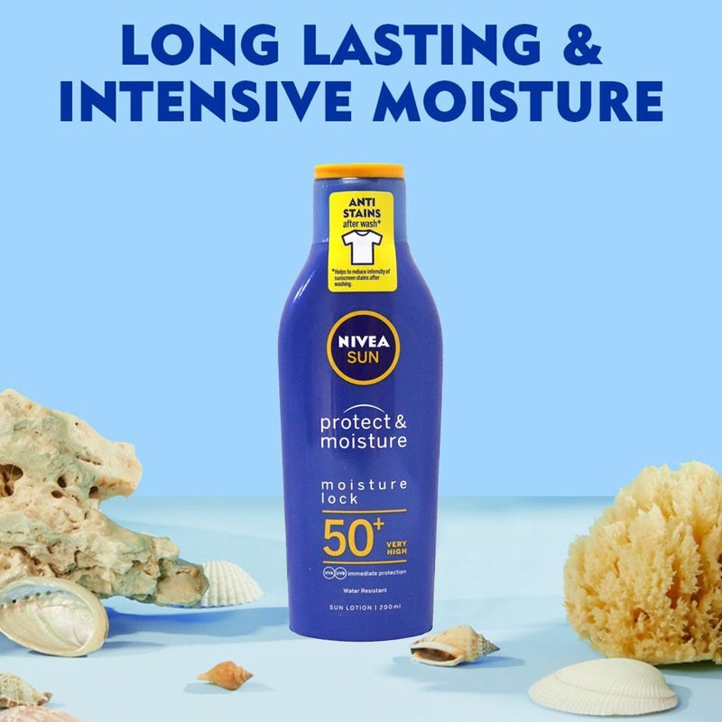 Nivea Sun Protect & Moisture Lotion SPF50+ 200 mL