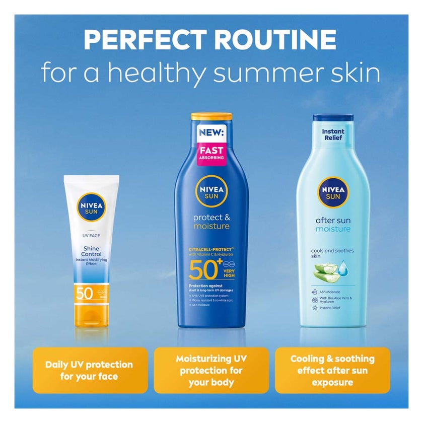 Nivea Sun Protect & Moisture SPF50+ Sunscreen Lotion 200ml