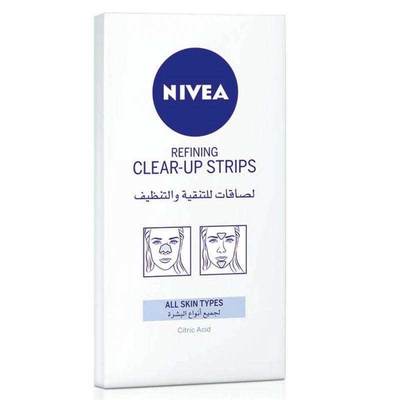Nivea Refining Clear-Up Strips 6's