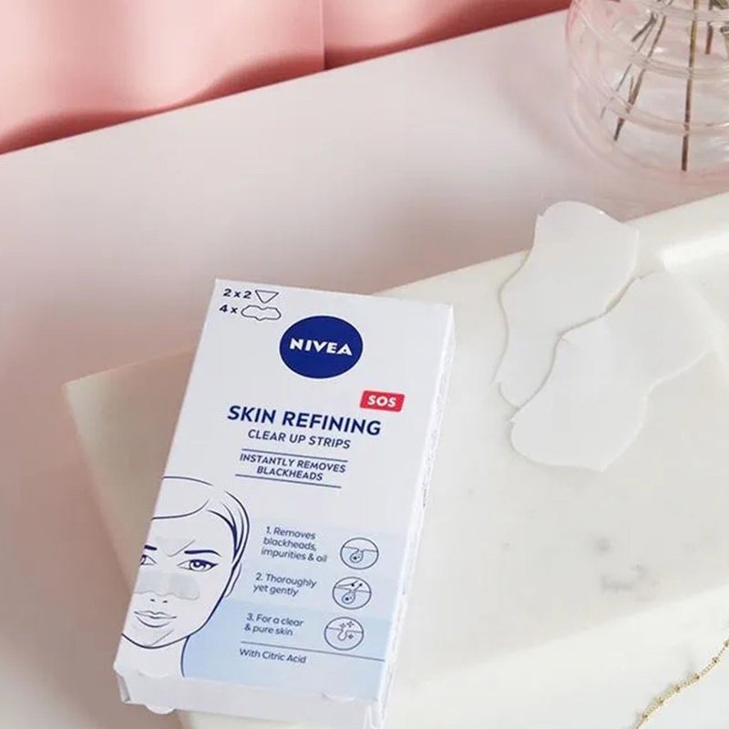 Nivea Refining Clear-Up Strips 6's