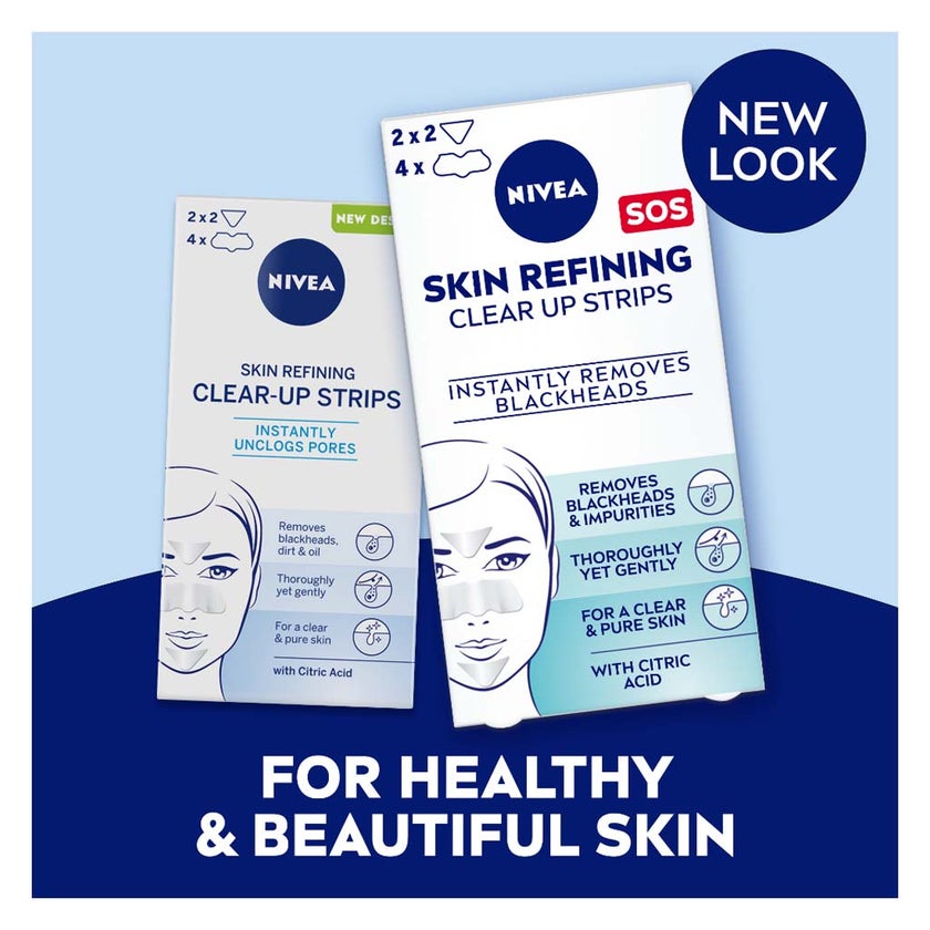 Nivea Skin Refining Blackheads Removal Strips, Pack of 6’s