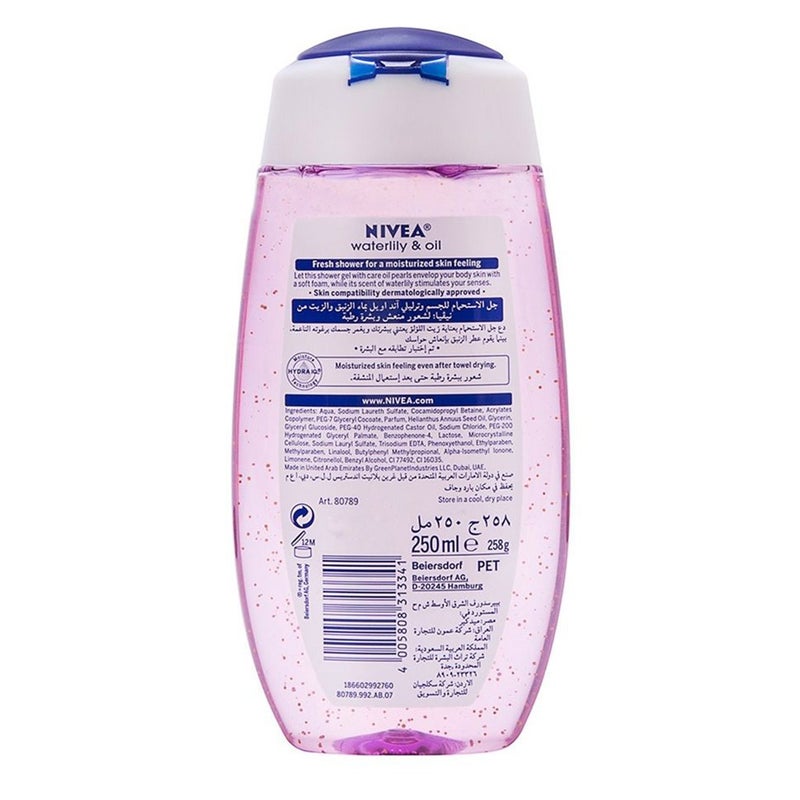 Nivea Waterlily and Oil Shower Gel 250 mL