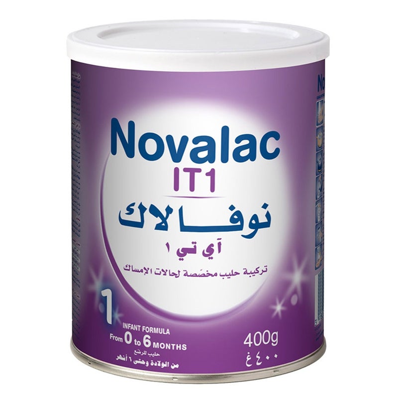 Novalac IT Stage 1 Improved Transit Baby Milk Formula For 0 To 6 Months 400g