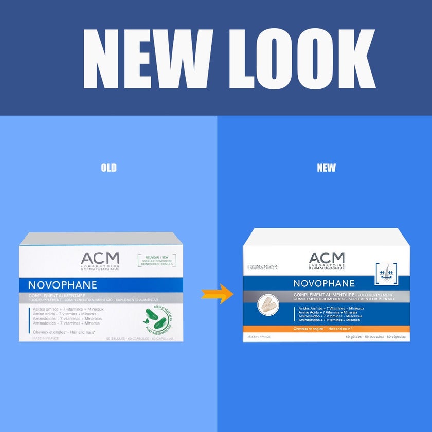 ACM Novophane Capsules For Hair & Nail Growth, Pack of 60’s