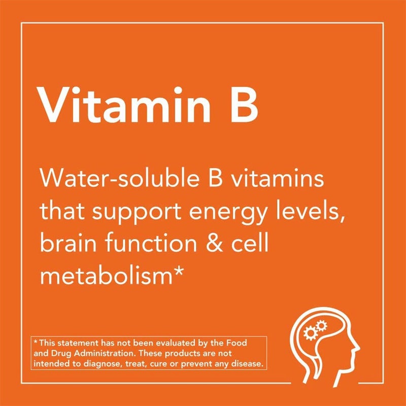 Now B 50 Vitamin B Complex Capsules For Energy Production & Nervous System, Pack of 100's