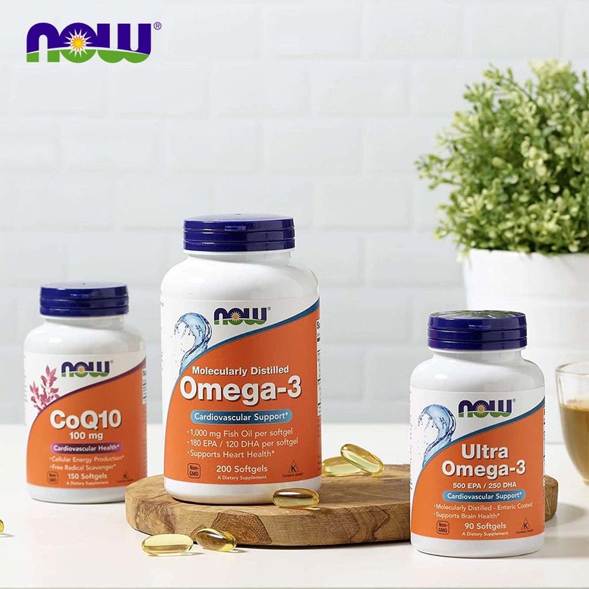 Now CoQ10 100mg Softgels, Pack of 50's