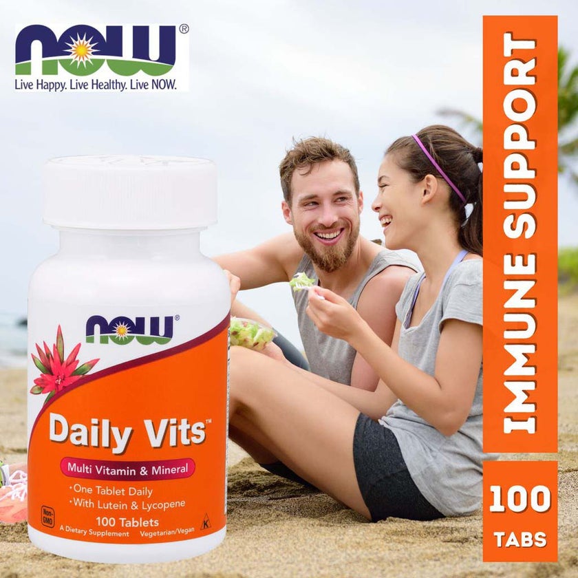 Now Daily Vits Multivitamins & Minerals Tablets, Pack of 100's