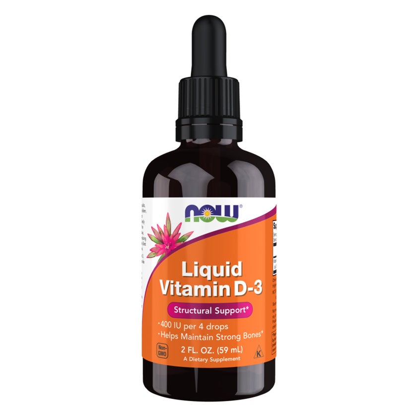 Now Liquid Vitamin D3 Drops 400 IU Drops 60ml