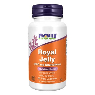 Now Royal Jelly 1500mg Capsules For Overall Health & Wellness, Pack of 60's