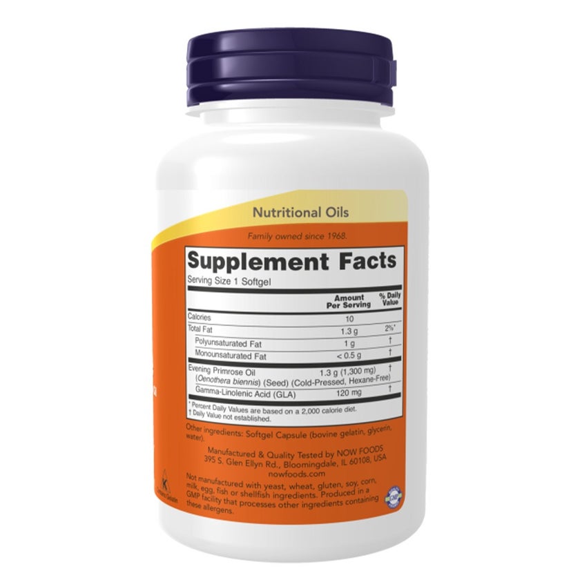 Now Super Primrose 1300mg Softgel For Women's Health, Pack of 60's