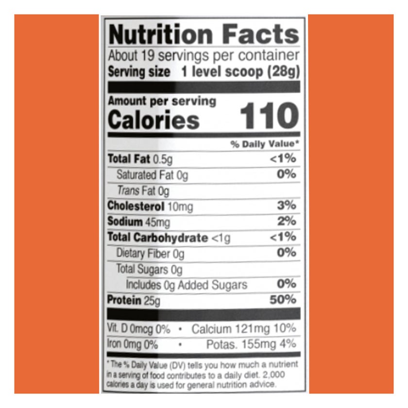 Now Whey Protein Isolate Protein Powder With BCAAs 1.2lbs