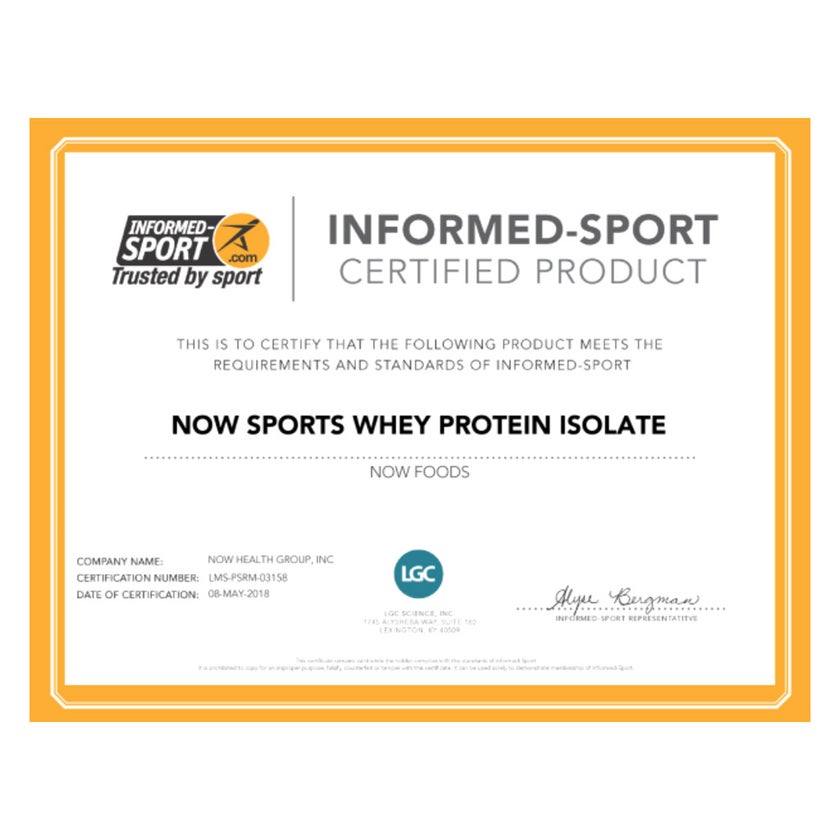 Now Whey Protein Isolate Protein Powder With BCAAs 1.2lbs