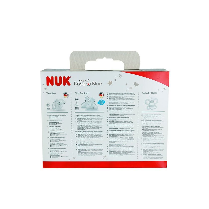 Nuk Baby Rose & Blue Starter Set