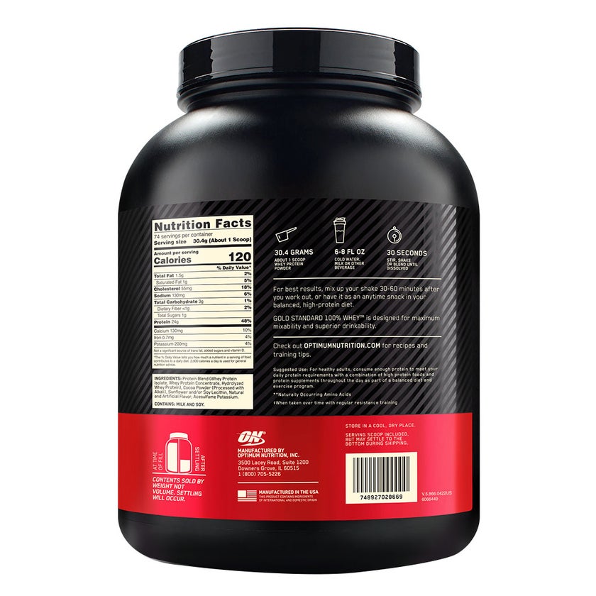 Optimum Nutrition Gold Standard 100% Whey Double Rich Chocolate 5lb