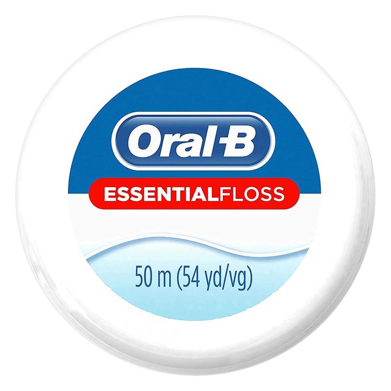 Oral-B Essential Floss Unwaxed For Cavity Defence 50 m