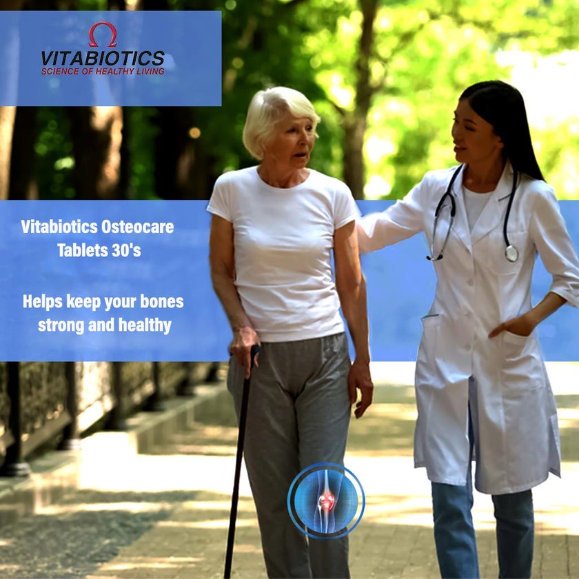 Vitabiotics Osteocare Calcium & Vitamin D Tablets, Pack of 30’s