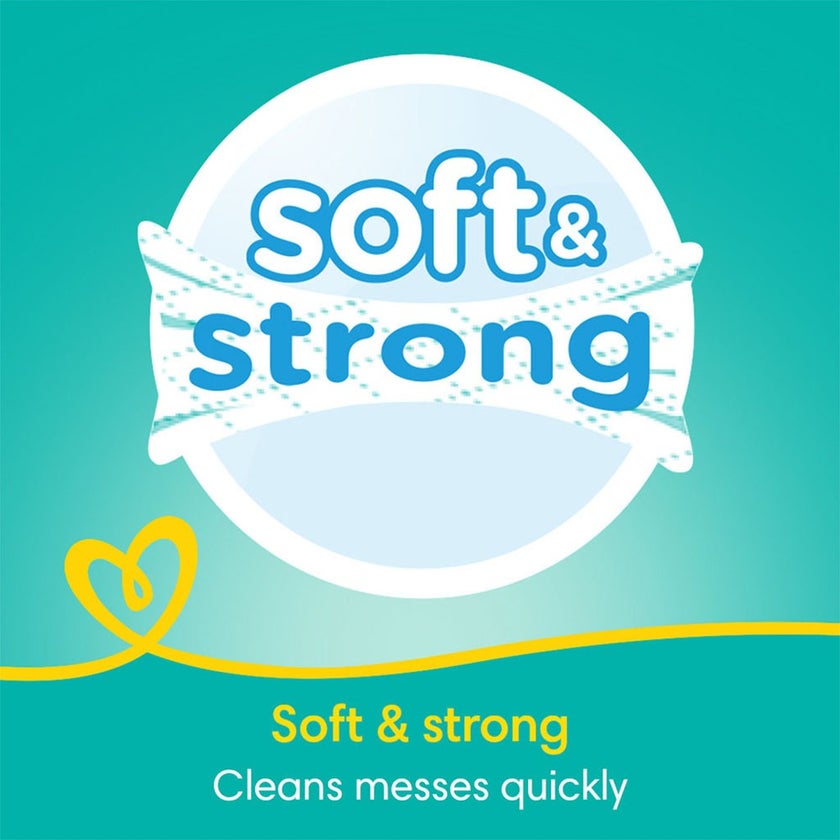 Pampers Complete Clean Baby Wet Wipes With Aloe Vera, Pack of 64's