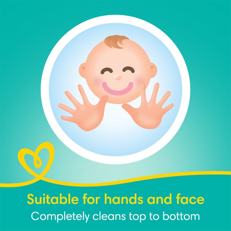 Pampers Complete Clean Baby Wet Wipes With Aloe Vera, Pack of 64's