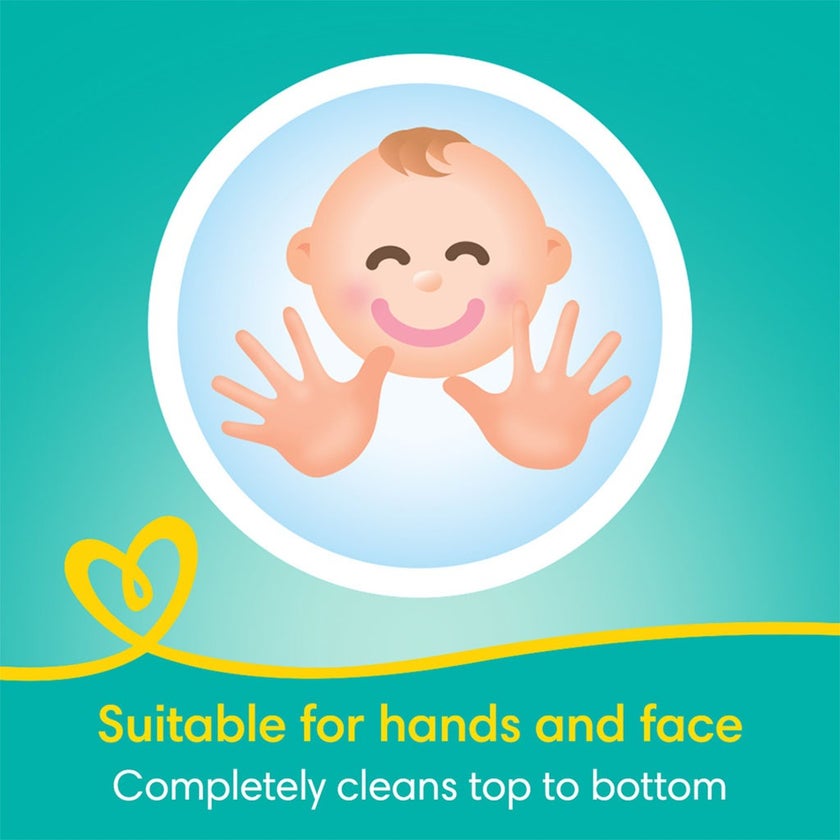 Pampers Complete Clean Baby Wet Wipes With Aloe Vera, Pack of 64's