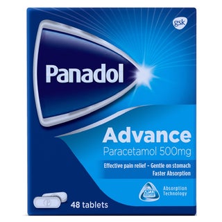 Panadol Advance Paracetamol 500mg Tablets For Fever And Pain Relief, Pack of 48's