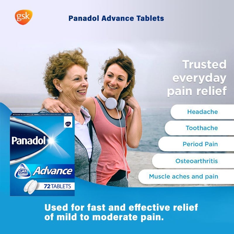 Panadol Advance 500 mg Tablets 72's