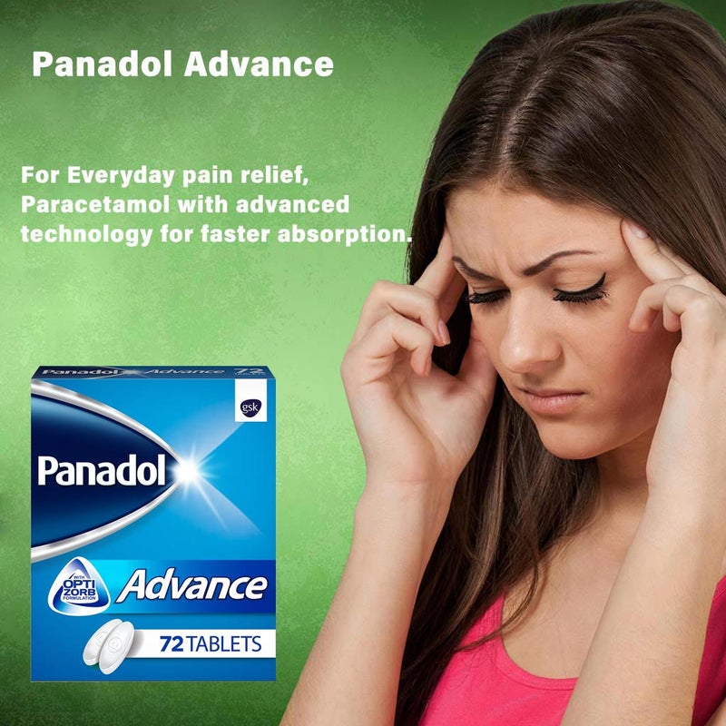 Panadol Advance 500 mg Tablets 72's