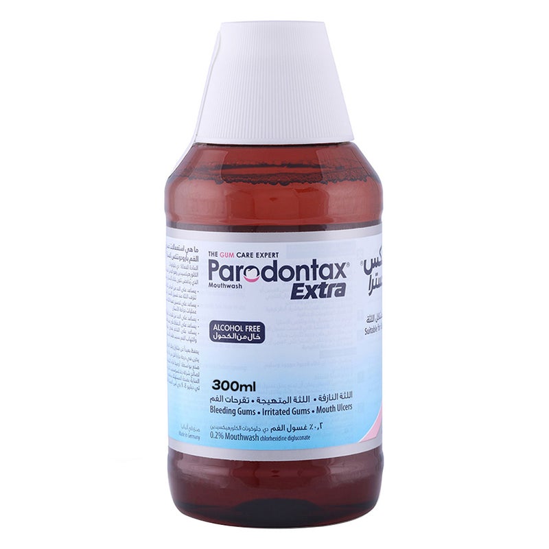 Parodontax Daily Mouthwash For Active Gum Health, Antiplaque & Antigingivitis Mouth Rinse, Alcohol Free 300ml