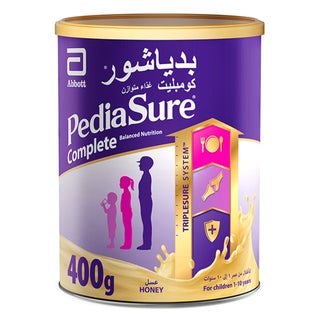 PediaSure Complete Triplesure Growing Up Children's Milk Formula For 1 To 10 Years Honey Flavour 400g