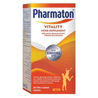 Pharmaton Vitality Multivitamins & Minerals Supplement Capsules with Ginseng, Pack of 30's