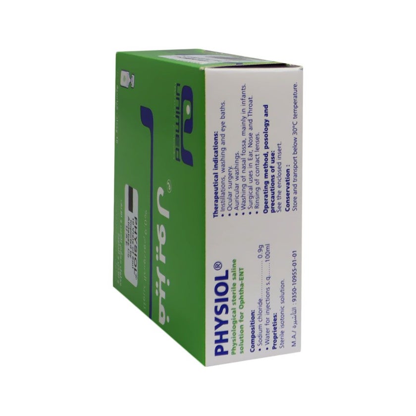 Physiol 0.9% Saline Solution 5ml, Pack of 10's