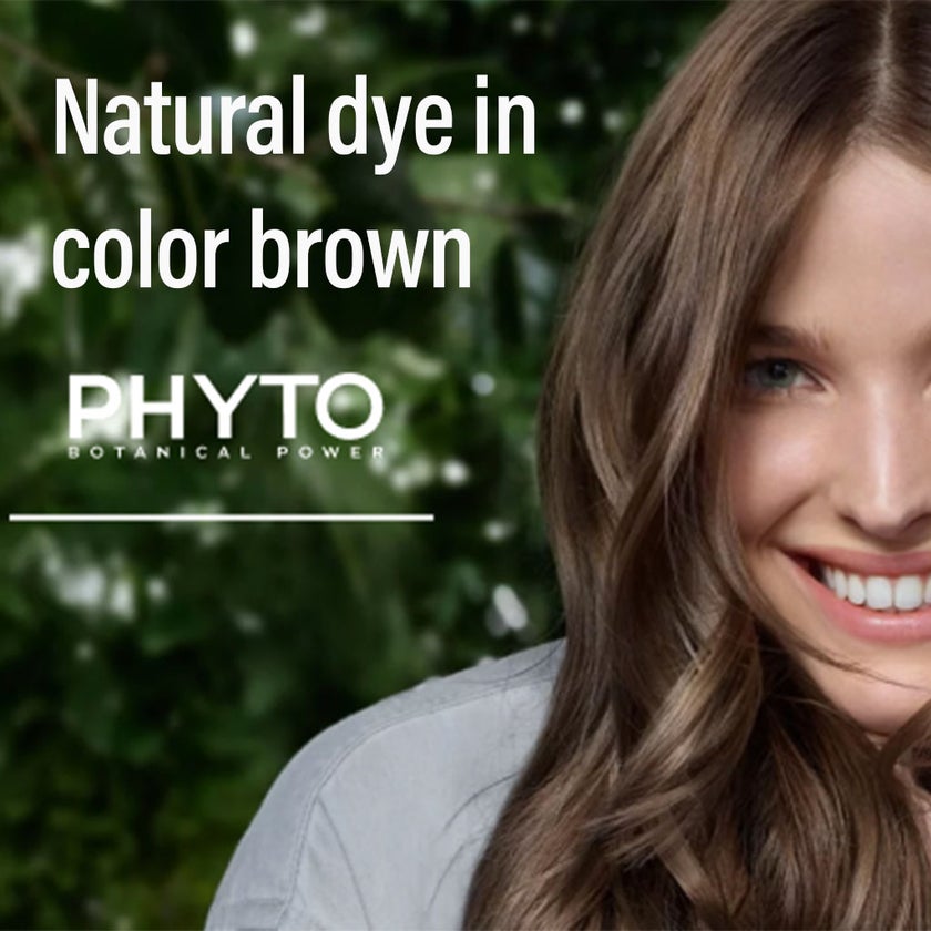 Phyto Phyto Color Permanent Hair Color Treatment Kit With Milk Developer & Colouring Cream, Shade 4 Brown
