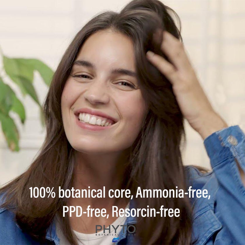 Phyto Phyto Color Permanent Hair Color Treatment Kit With Milk Developer & Colouring Cream, Shade 8 Light Blonde