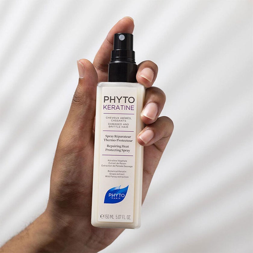 Phyto Phytokeratine Repairing Heat Protecting Leave-In Hair Spray For Damaged And Brittle Hair 150ml