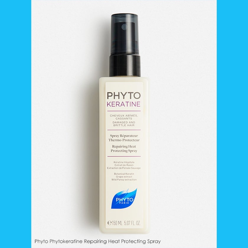 Phyto Phytokeratine Repairing Heat Protecting Leave-In Hair Spray For Damaged And Brittle Hair 150ml