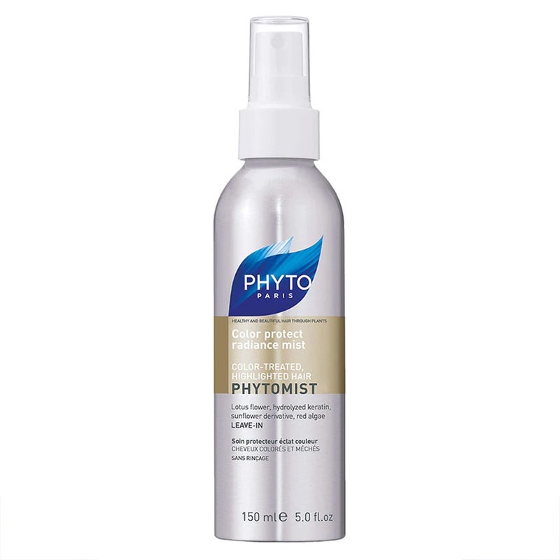 Phyto Phytomist Color Protect Radiance Mist, Hydrating Leave-In Hair Conditioner For Colour Treated Hair 150ml