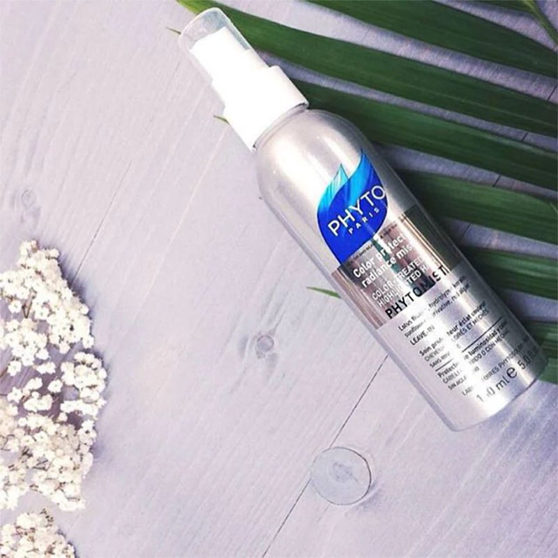 Phyto Phytomist Color Protect Radiance Mist, Hydrating Leave-In Hair Conditioner For Colour Treated Hair 150ml