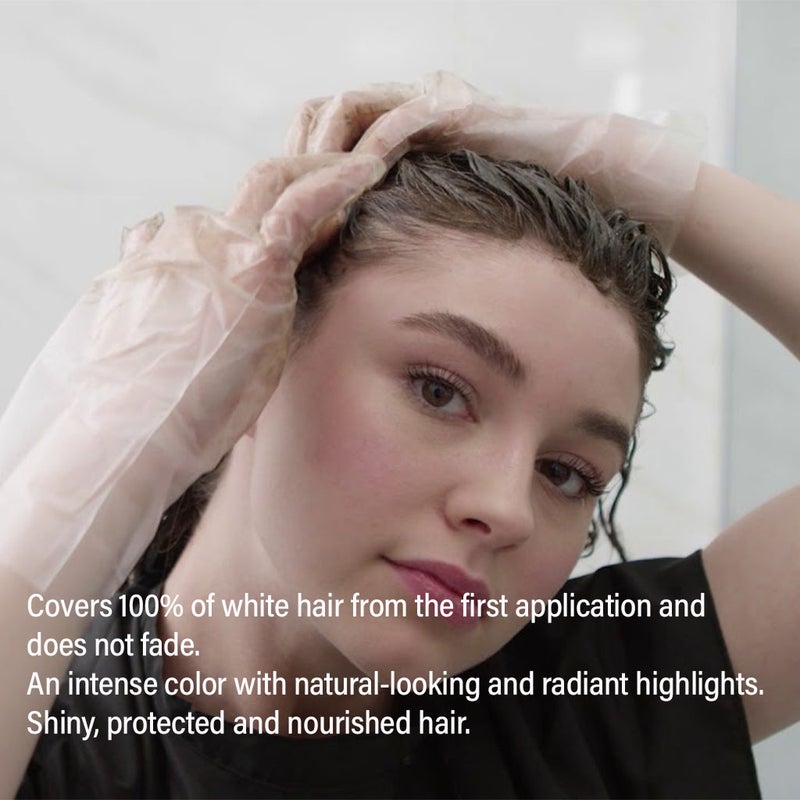 Phyto Phyto Color Permanent Hair Color Treatment Kit With Milk Developer & Colouring Cream Shade 6 Dark Blonde