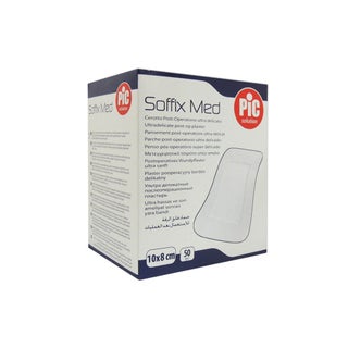 Pic Soffix Med Ultradelicate Post-op Plaster 10 cm x 8 cm 50's