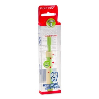 Pigeon Lesson 3 Green Training Toothbrush 1's