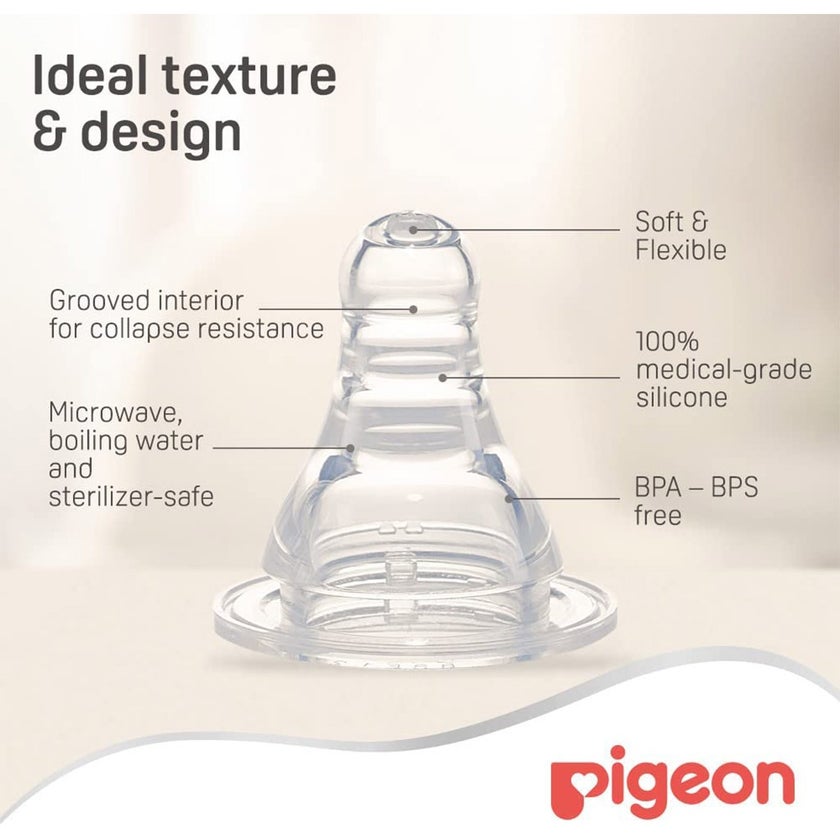 Pigeon S-Type Nipple Small, Pack of 2's - 17338