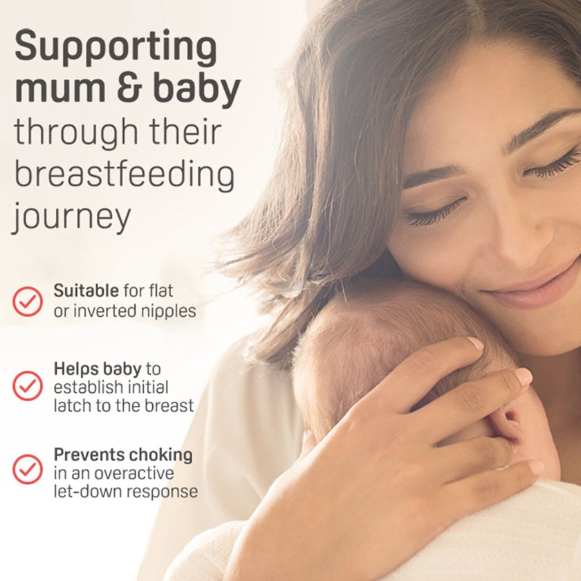 Pigeon Natural Feel Nipple Shield With Case, Size 2: 13 To 16mm, Pack of 2's