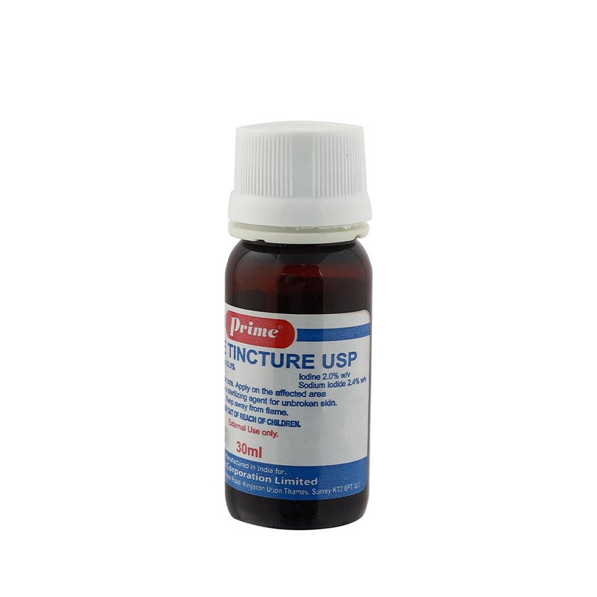 Prime Antispetic Iodine Tincture 30ml