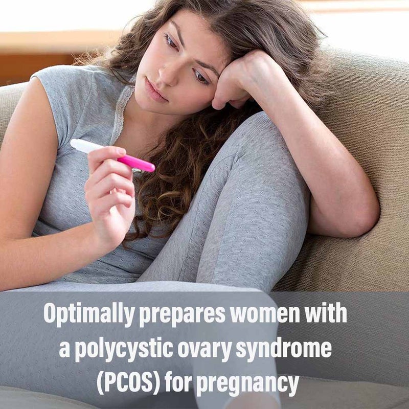 Profertil® Female With Folic Acid & Omega-3, Fertility Support Pill For Women, Pack of Tablets 28's + Capsules 28's