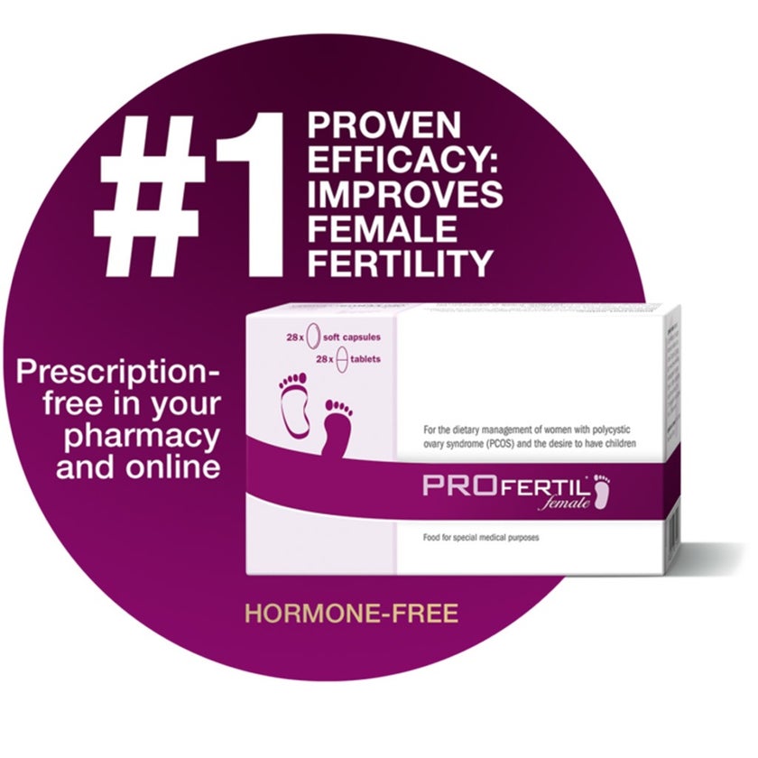 Profertil Female Fertility Support Pills, 28 Tablets + 28 Capsules