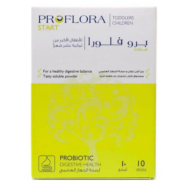 Proflora Start Probiotic Powder Sachets For Toddlers & Children 10's
