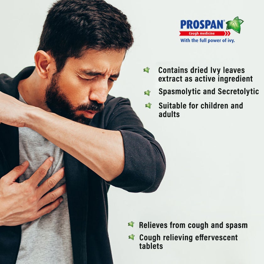 Prospan Acute Effervescent Tablets, Pack of 20's